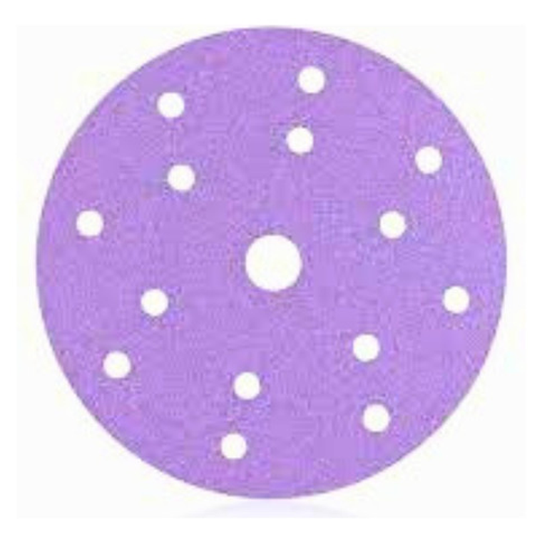 Caja De Lija Disco Ceramica 100 Unidades  Grano 240  Smirdex 2