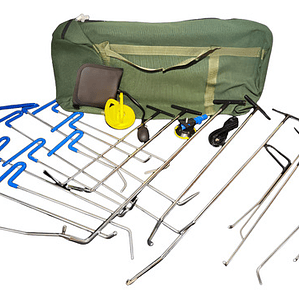 Juego 21 Varillas Pdr Acero Inoxidable Y Bolso De Transporte