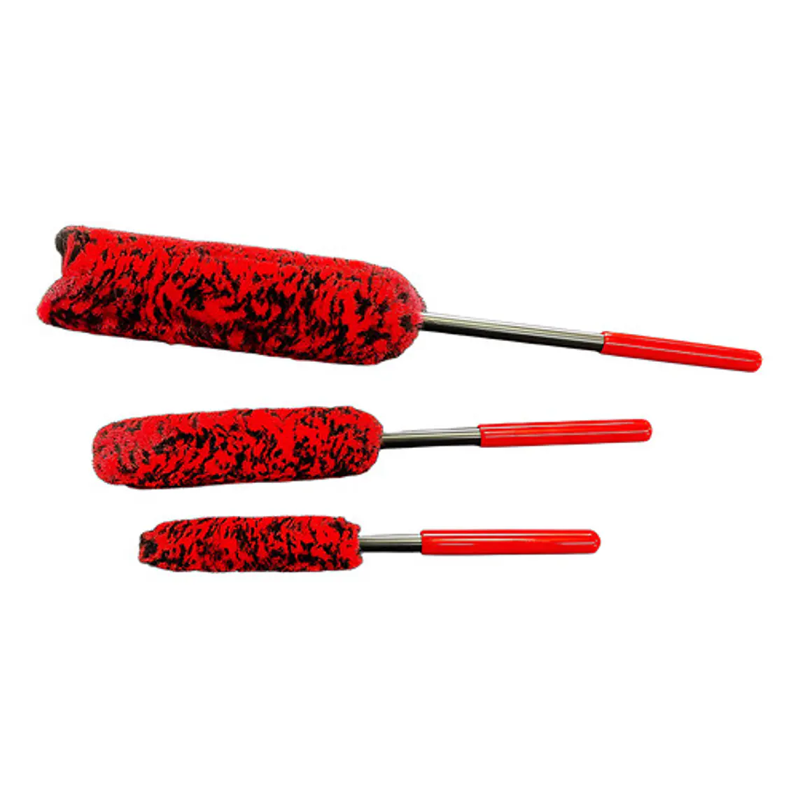 Set De Cepillos De Microfibra Para Llantas 3 Unidades 1