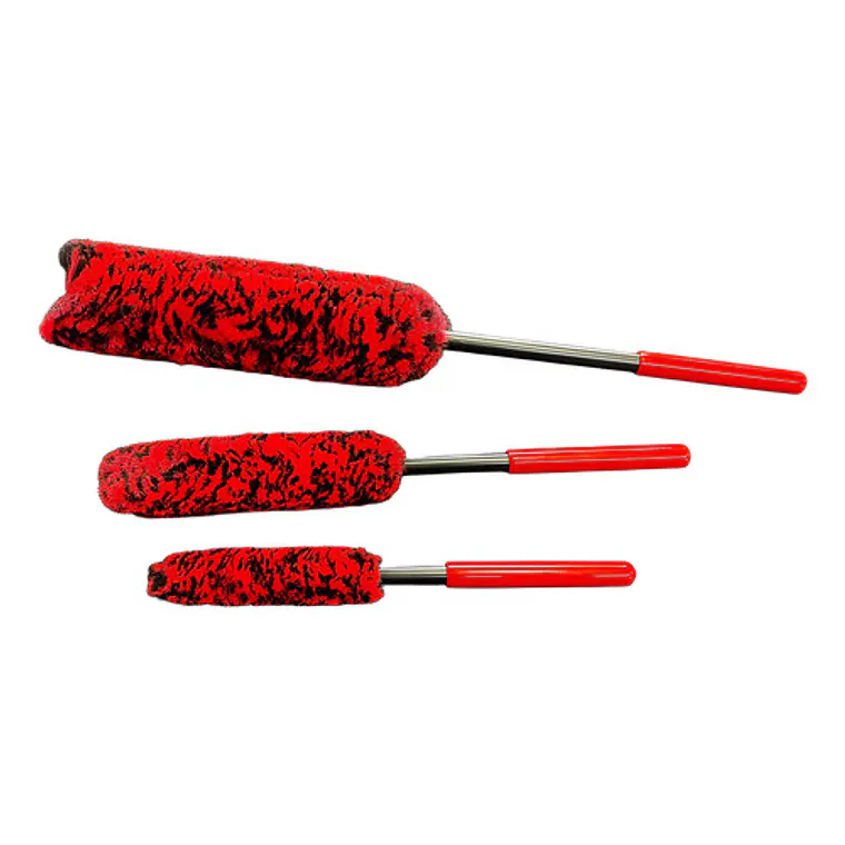 Set De Cepillos De Microfibra Para Llantas 3 Unidades 1