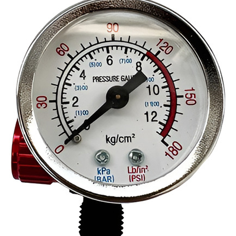 Manometro 0-10 Bar 1/4  1