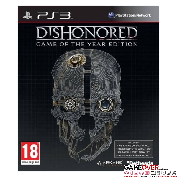 PS3 DISHONORED GAME OF THE YEAR EDITION