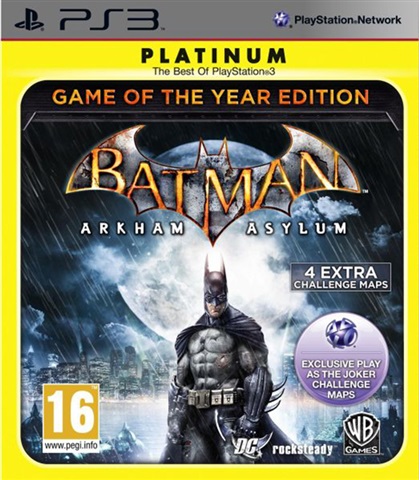 PS3 Batman Arkham Asylum GOTY Ed