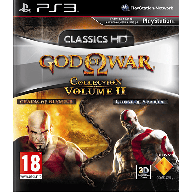 PS3 GOD OF WAR COLLECTION VOLUME 2