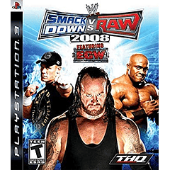 PS3 SMACKDOWN VS RAW 2008 - USADO