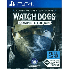PS4  WatchDogs Complete Edition - USADO