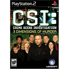 PS2 CSI CRIME SCENE INVESTIGATION 3 DIMENSIONS OF MURDER - USADO