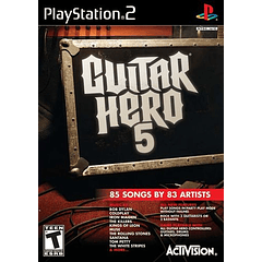 PS2 Guitar Hero 5 - USADO
