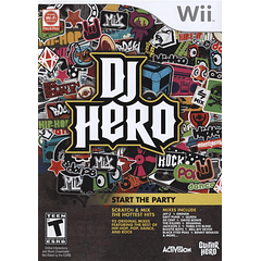 WII DJ Hero (Game Only) - USADO