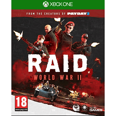 XBOX ONE RAID WORLD WAR II - USADO