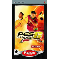 PSP PES 6 Pro Evolution Soccer (Platinum) - USADO