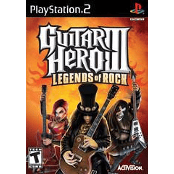 PS2 GUITAR HERO III LEGENDS OF ROCK