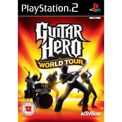 PS2 GUITAR HERO WORLD TOUR - USADO