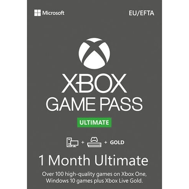 Subscrição Xbox Game Pass Ultimate - 1 Mês Período de tes...