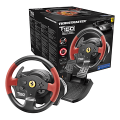 Thrustmaster T150 Ferrari Wheel Force Feedback PC/PS3/PS4 – RECONDICIONADO (Grade B)