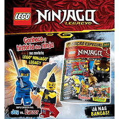LEGO Ninjago Jay vs Eyezor Minifigure Blister Pack Set 112112 + Revista + Carta Edição Limitada