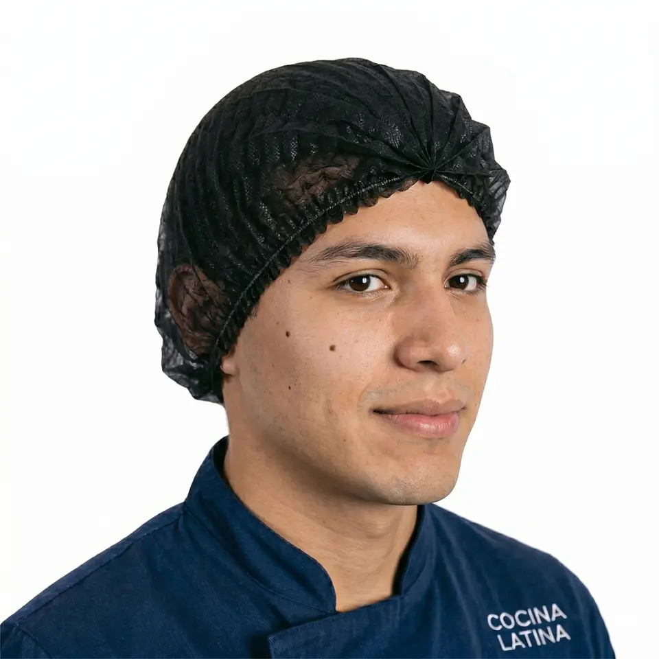 Gorro Clip Negro (Cofia) 1