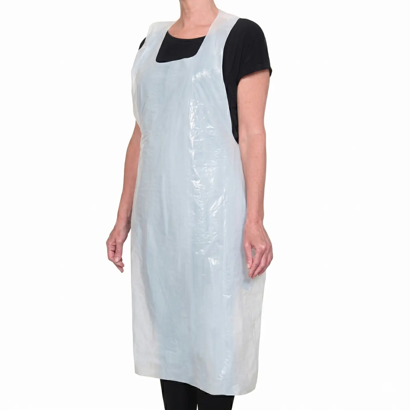 Pechera Plastica s/Manga Blanca 1