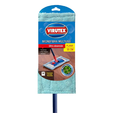 Mopa Plana Microfibra 35 cm c/Mango