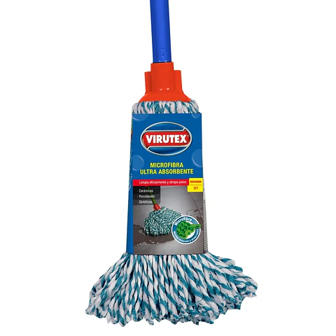 Mopa Microfibra Pabilo c/Mango