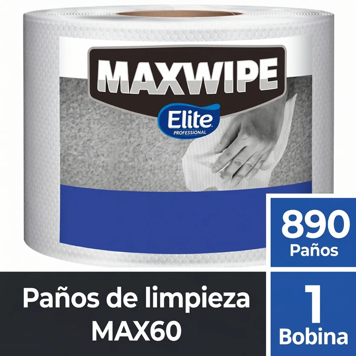 Paño Maxwipe Max-60 Bobina 890 Un 1