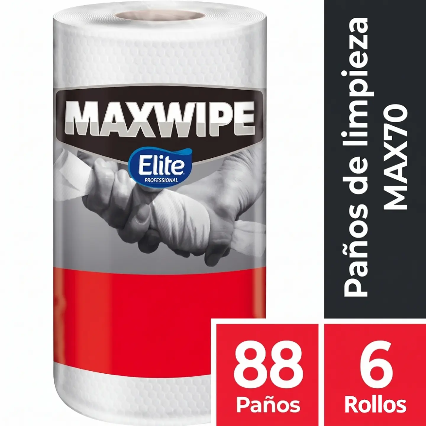 Paño Maxwipe Max-70 Rollo 88 Un 1