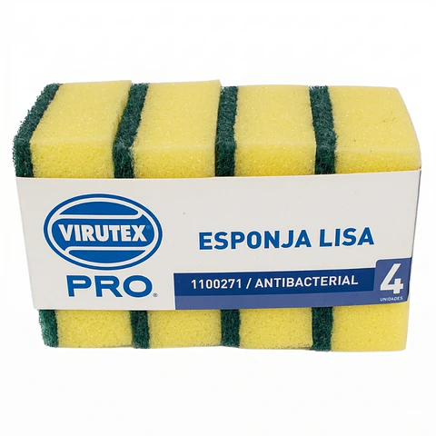 Esponja Lisa Antibacterial 4 Un