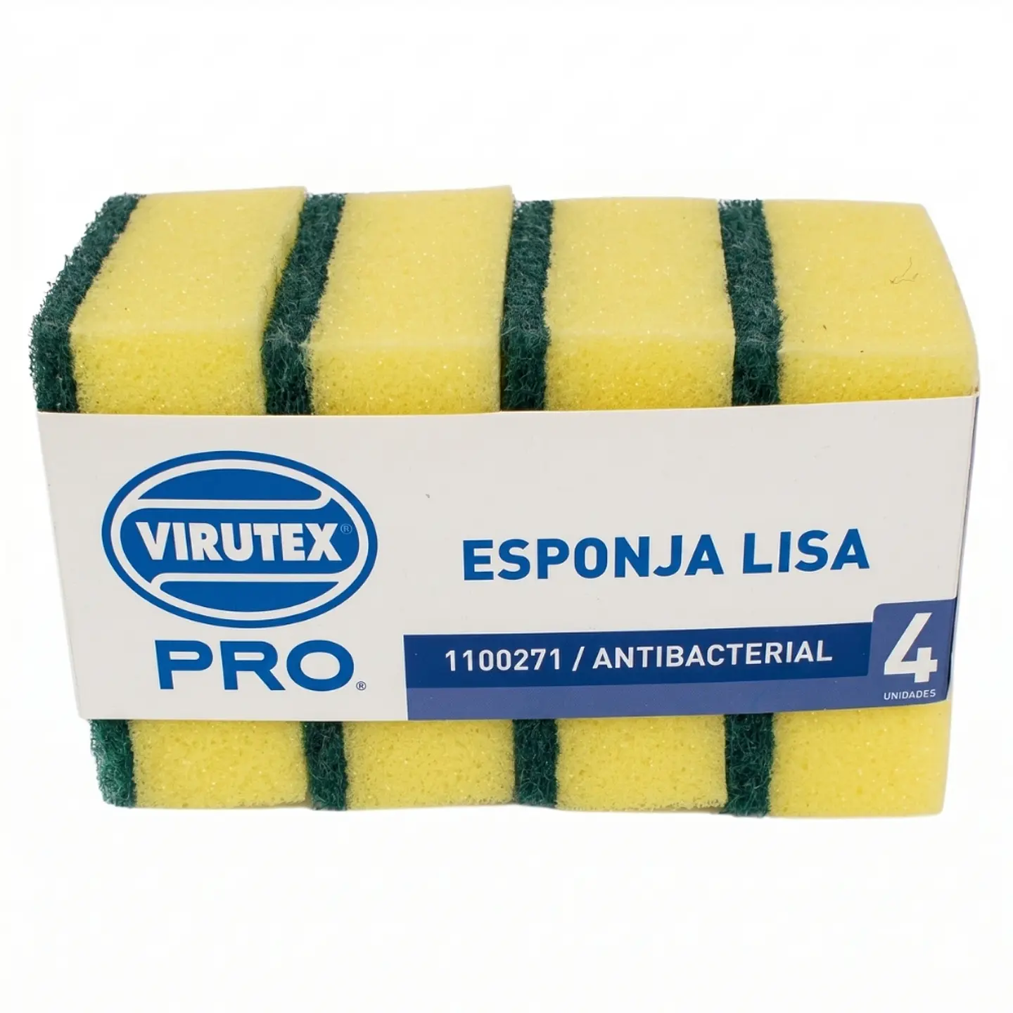 Esponja Lisa Antibacterial 4 Un 1