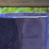 Maceta Cerámica Octágono 17 cm Azul