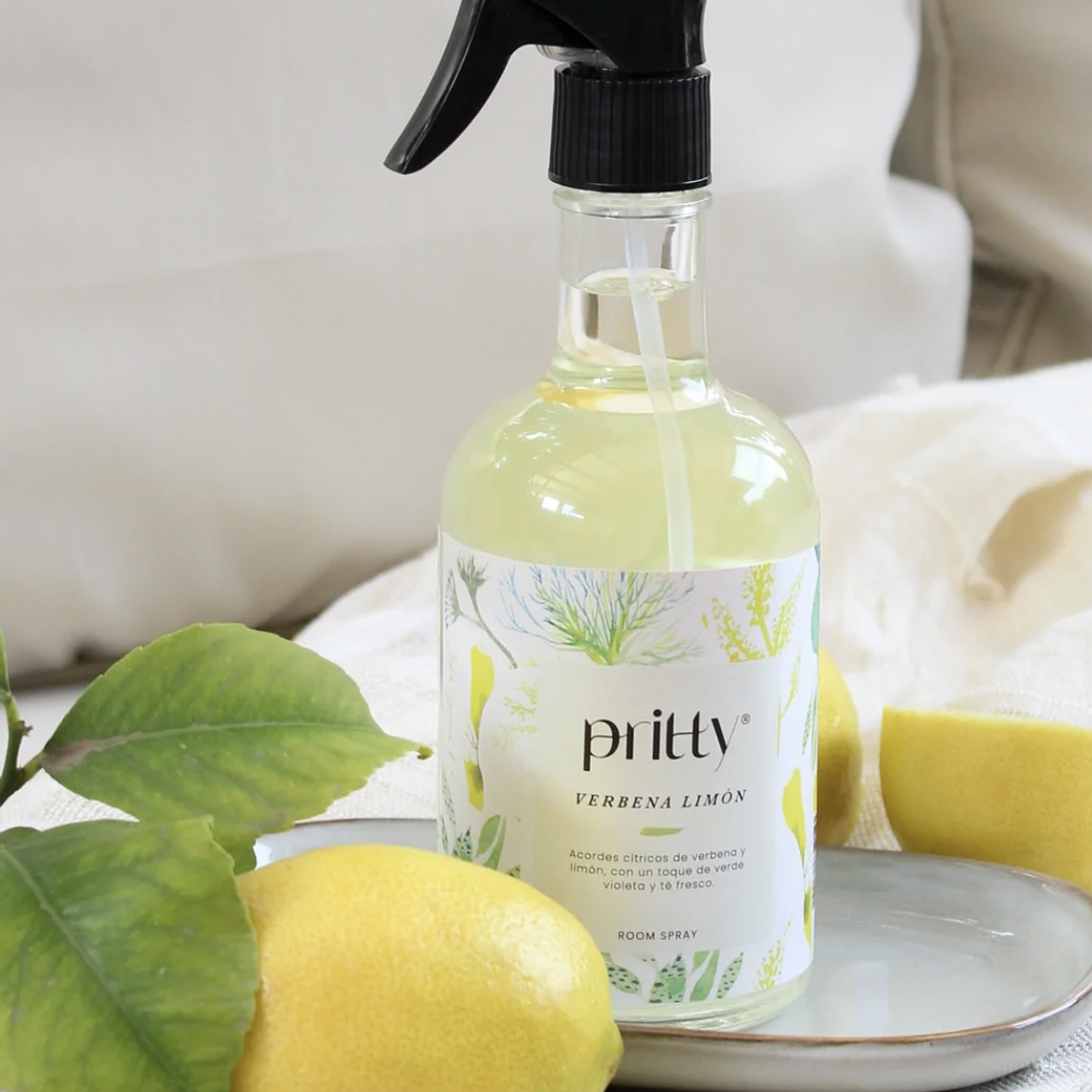 Spray ambiental Verbena/Limón 375ml - Pritty D.  1