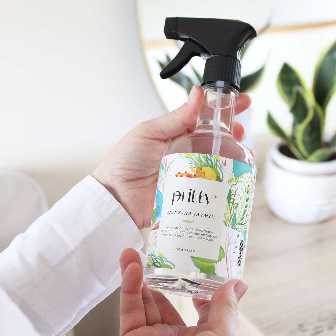 Spray ambiental manzana/jazmin 375ml - Pritty D.  1