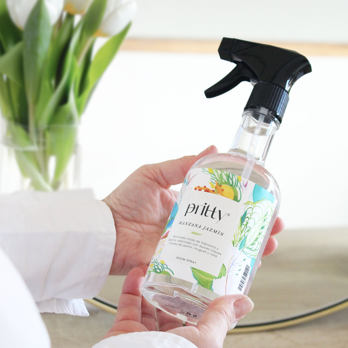 Spray ambiental manzana/jazmin 375ml - Pritty D.  2
