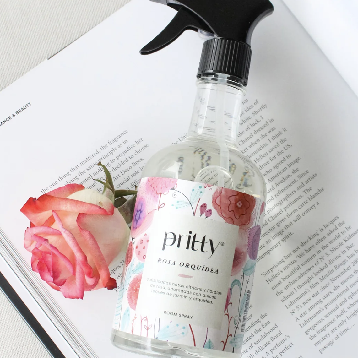 spray ambiental Rosa Orquidea 375ml - Pritty D.  2