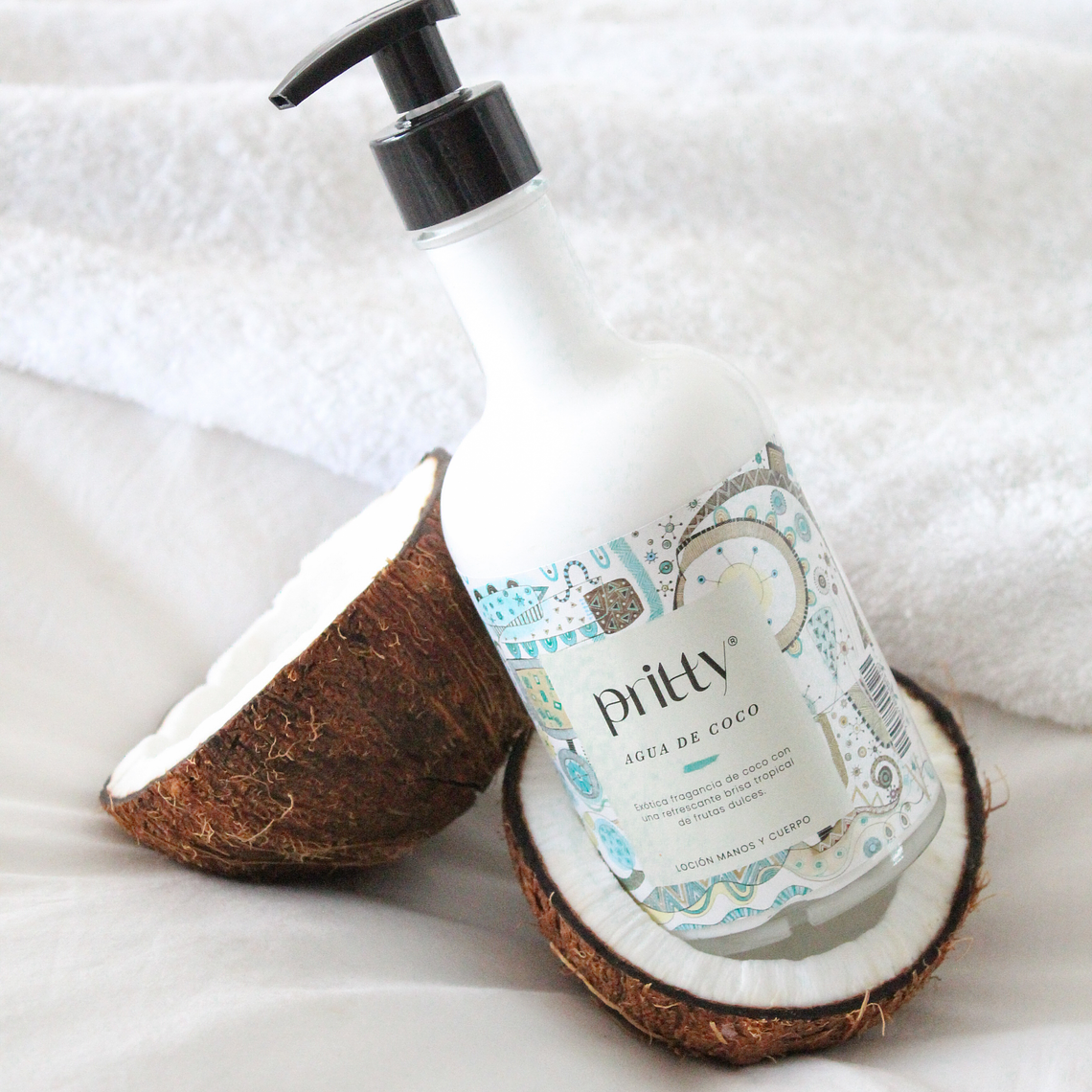 Crema corporal Agua/coco 375ml - Pritty D.  2