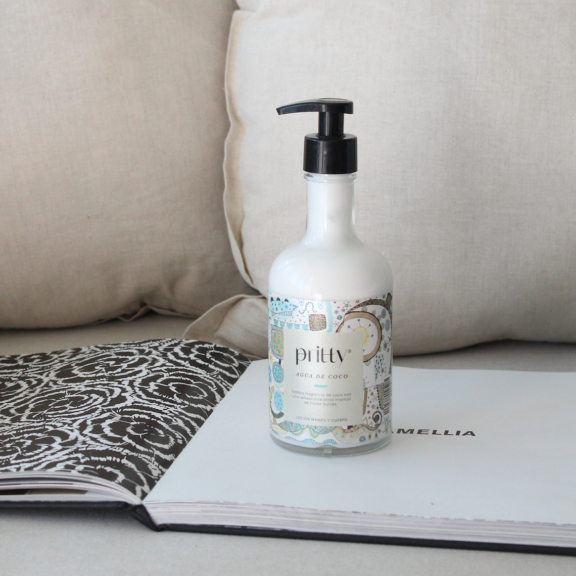 Crema corporal Agua/coco 375ml - Pritty D.  3
