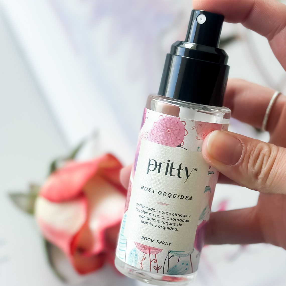Mini spray rosa/orquida 50ml - Pritty D.  1
