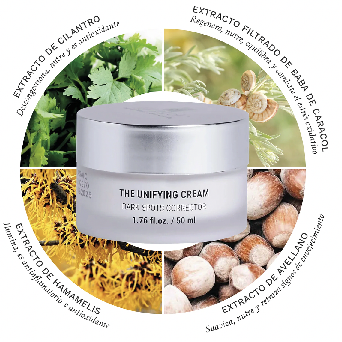 Crema facial the unifying 50ml - Caracol  3