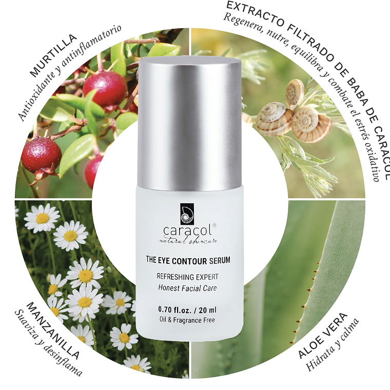 Serum Contorno de Ojos 20ml - Caracol  2