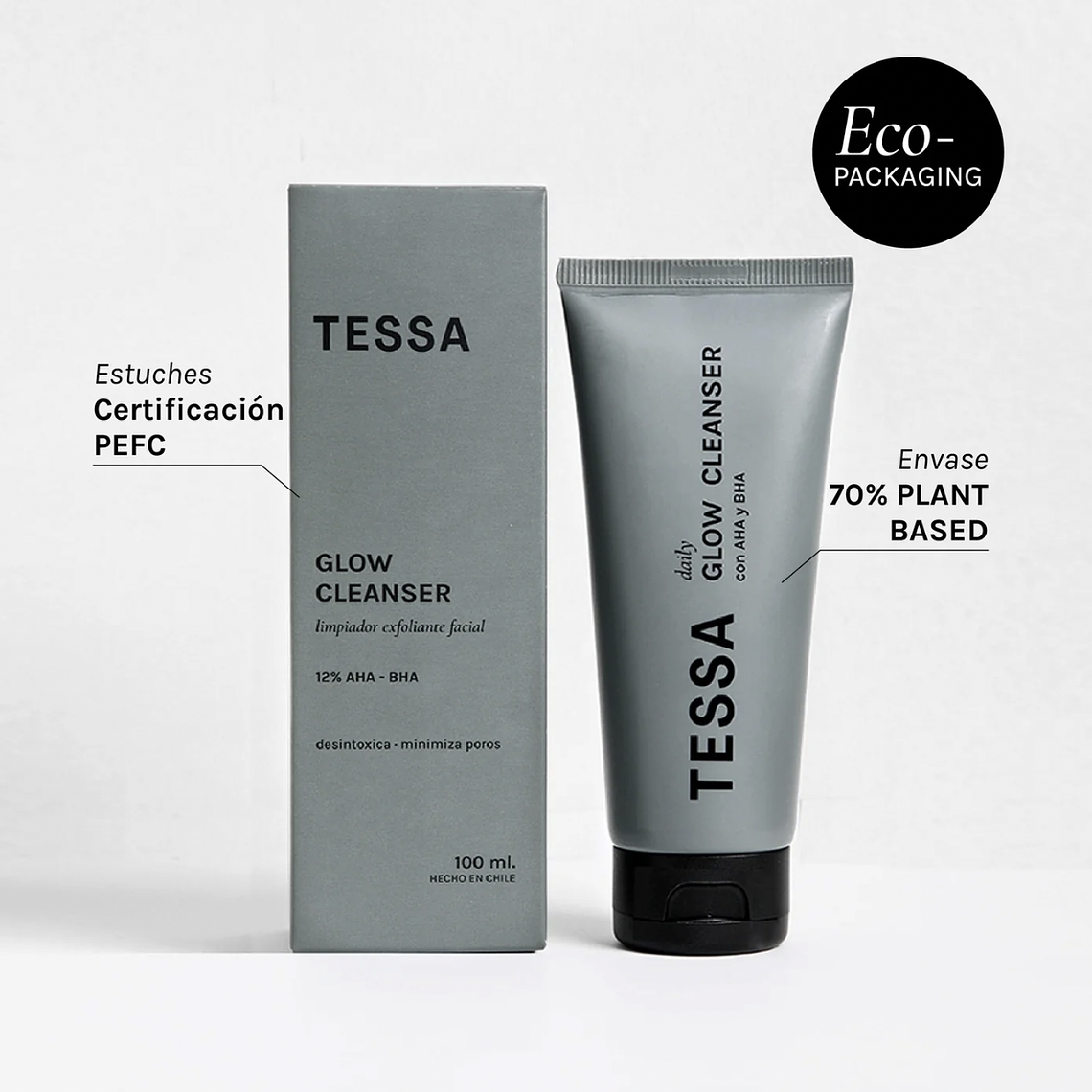 Limpiador Glow Cleanser 120ml - Tessa  2