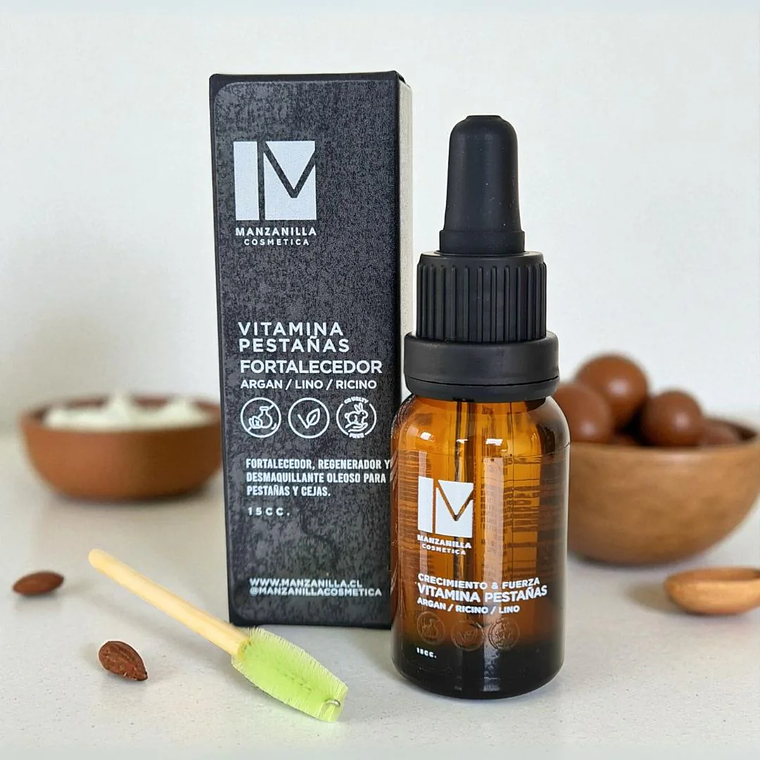 Vitamina Pestañas y Cejas15cc - Manzanilla  1