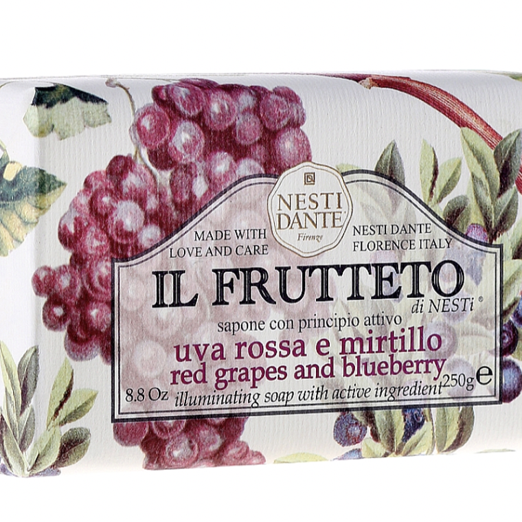 Jabón solido uvas/arándano 150g - Nesti D.  1