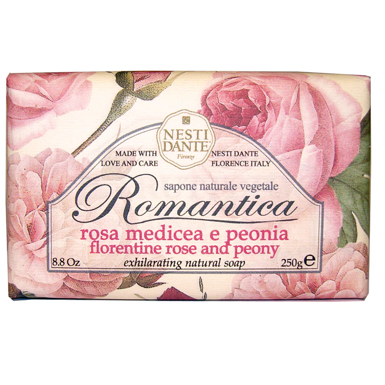 Jabón solido rosa/peonia 250g - Nesti D.  1
