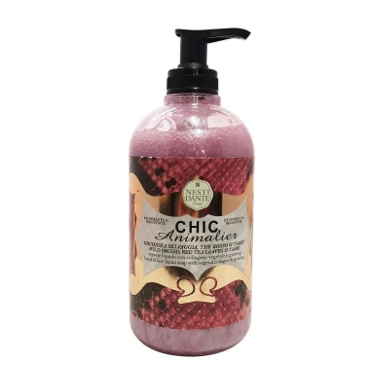 Jabon liquido Chic Animalier Red 500ml - Nesty Dante  1