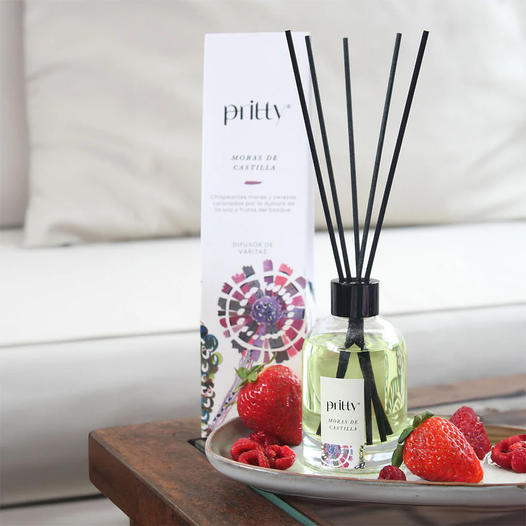 Difusor Varitas Moras de Castilla 130ml - Priity D.  1