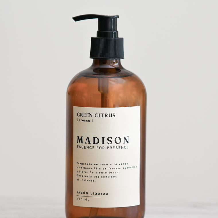 Jabón líquido Green Citrus 500ml - Madison  1