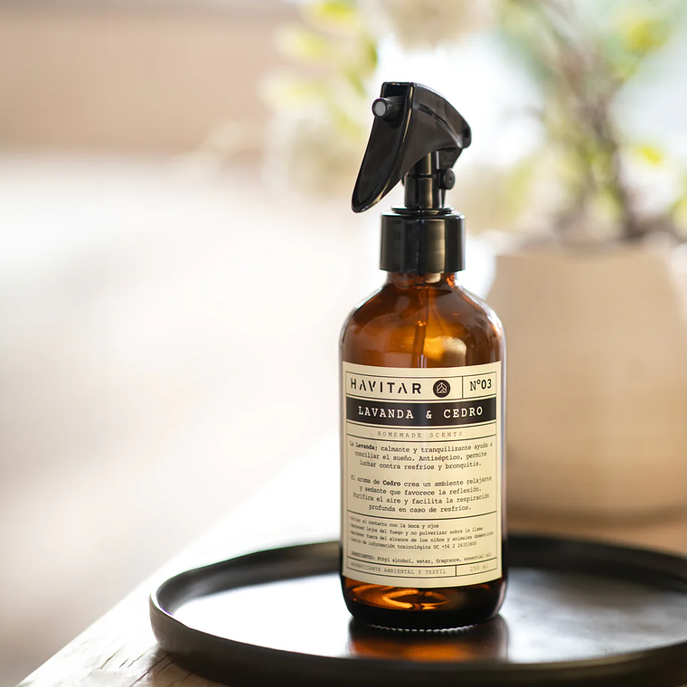 Spray Lavanda & Cedro 250ml - Havitar  1