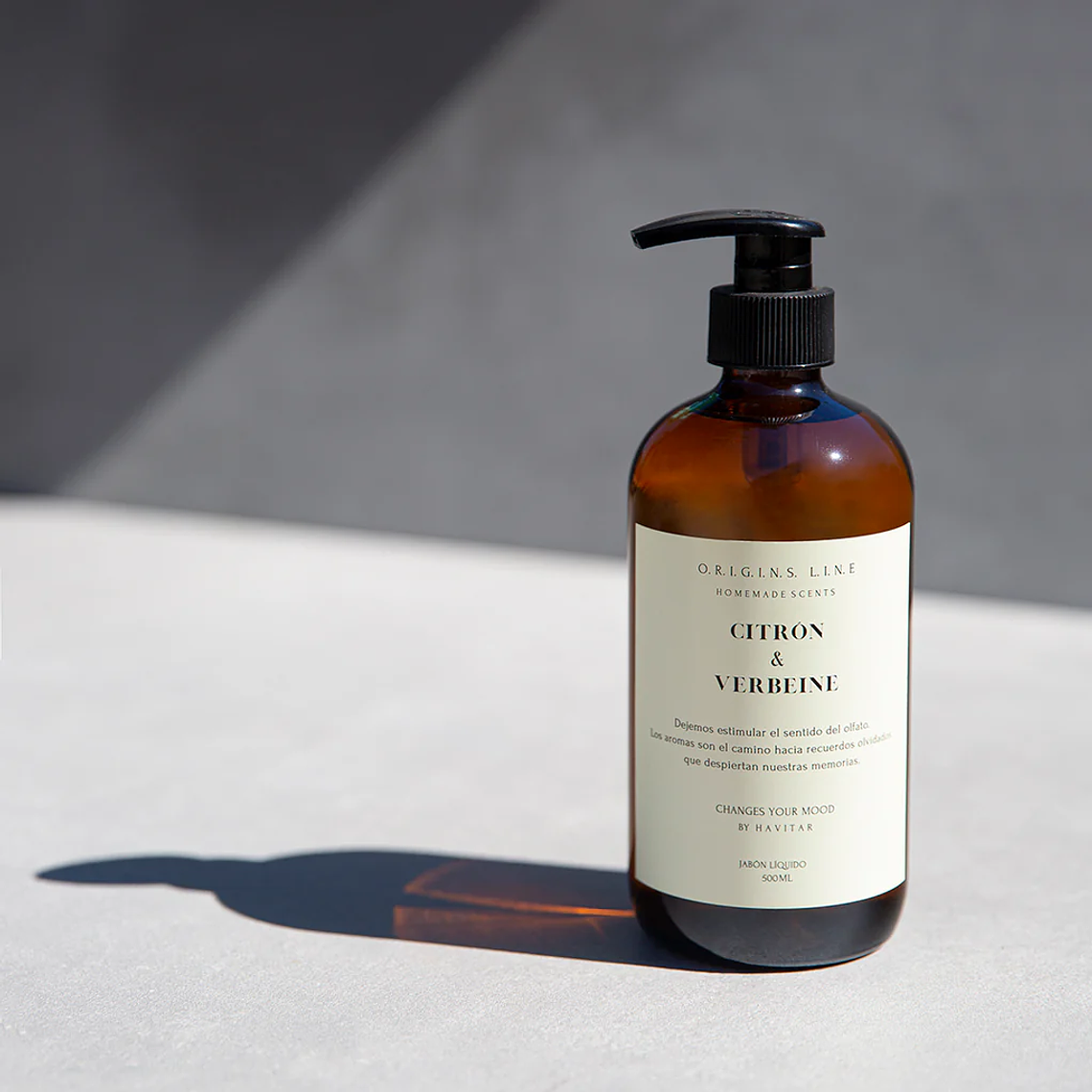 Jabón líquido Citrón & Verbeine 500ml - Havitar  1