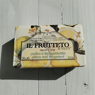 Jabón Solido Cedro/Bergamota 150g - Nesti D. 