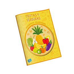 Libro para Colorear / Frutas y Verduras