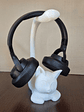 Porta Audífonos Gato cola larga – Soporte Impreso en 3D para Home Office - Miniatura 3
